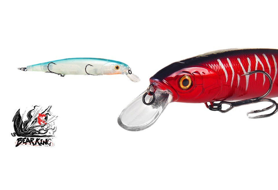 King Bear Lure for Bass and Perch Fishing, 128mm 23g