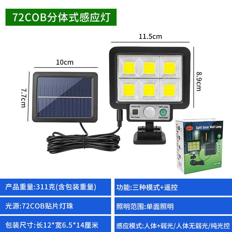 New Solar Split Human Body Induction Outdoor Light