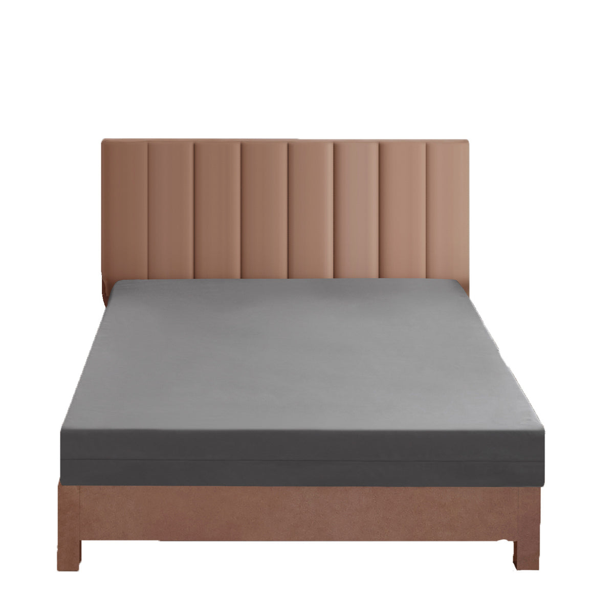 Waterproof Full Coverage Bed Cover with Zipper Design