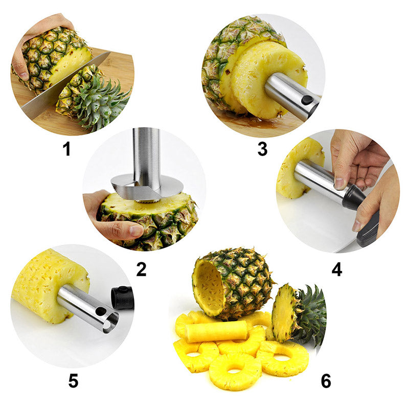 Multifunctional Stainless Steel Pineapple Slicer Knife