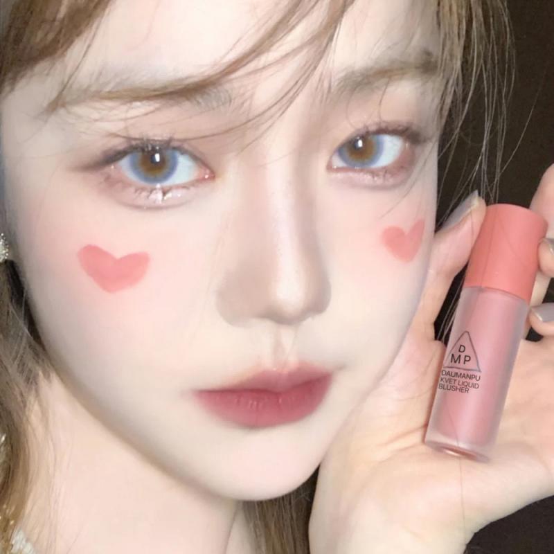 Liquid Blush Velvet Matte Cheek Tint in Orange Peach