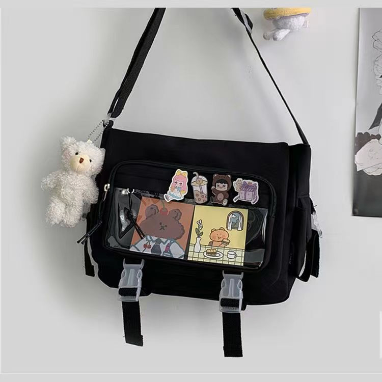 Cute Girl Student One-Shoulder Messenger Bag
