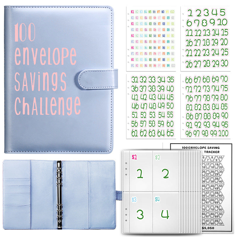 100 Envelope Challenge Notebook for Couples' Savings