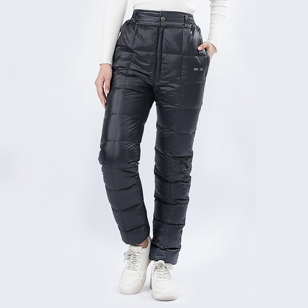 2023 Men's Thick Goose Down Waterproof Hiking Pants