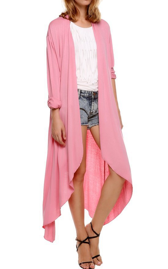 Long Sleeve Trench Coat, Knit Sweater, Long Cardigan
