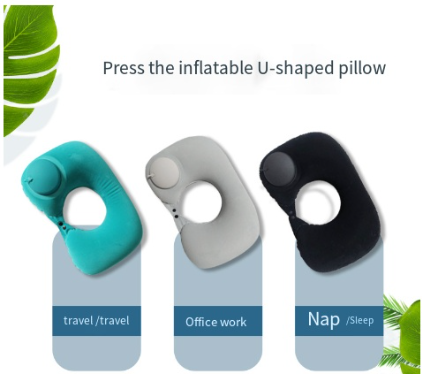 Inflatable U-Shaped Travel Pillow - Direct from Manufacturer