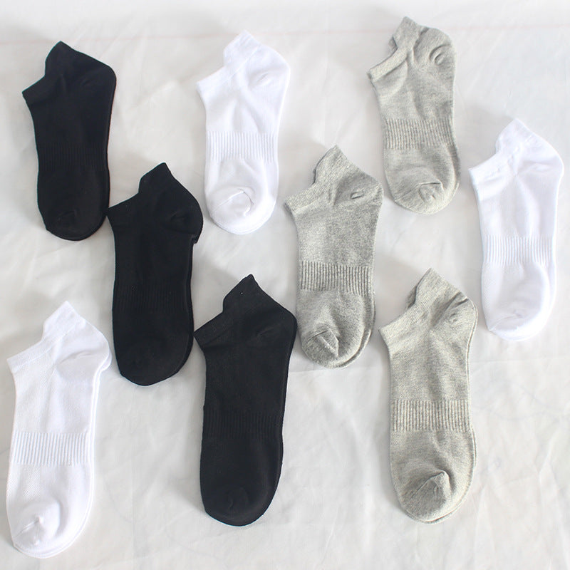 Men's and Women's Thin Cotton Ankle Running Socks