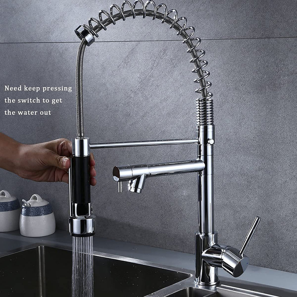 Pull-Down Spring Faucet Replacement Spray Head