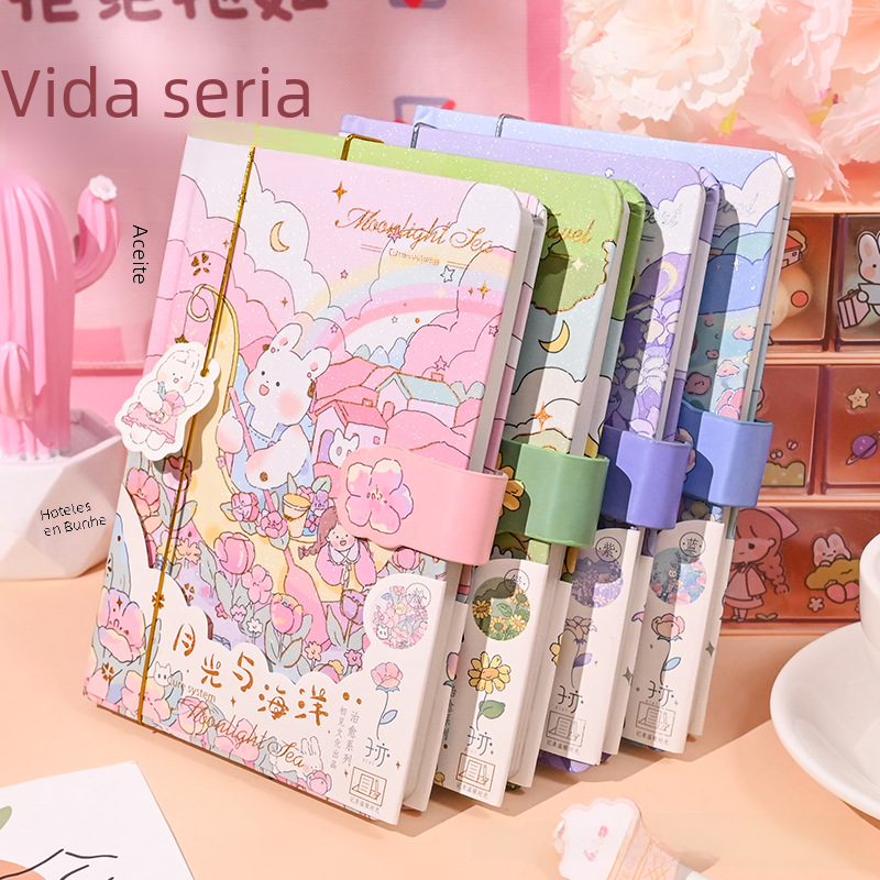 Korean Style Magnetic Notebook for Students (B6 Size)