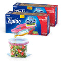 Ziploc Gallon Food Storage Bags Stay Open Design with Stand-Up Bottom Easy to Fill 150 Bags Total