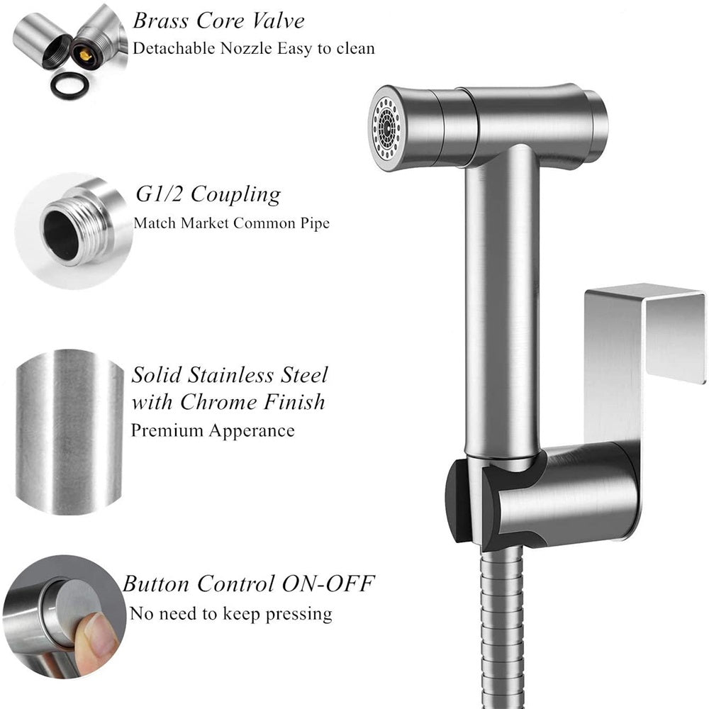 High-Quality Handheld Spray Gun Set for Bathroom Cleaning