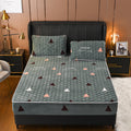 Thick Milk Velvet Quilted Mattress Protector Cover