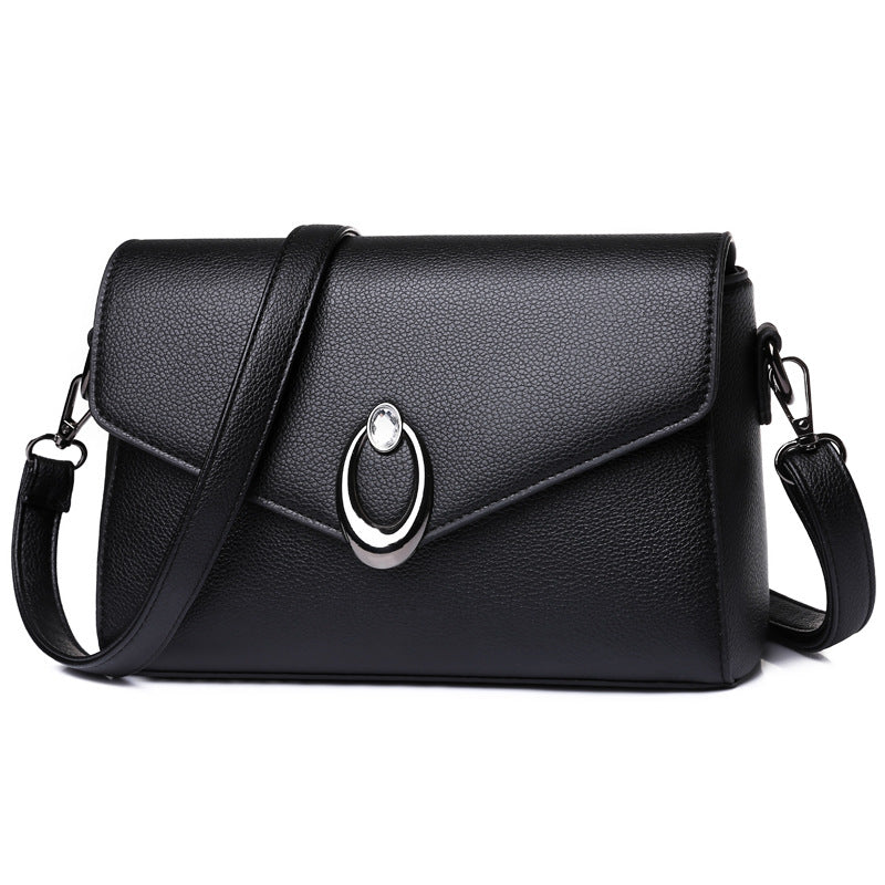 New Retro Fashion Soft Leather Women's Shoulder Bag