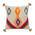 Custom Indian Handcrafted Geometric Tassel Pillow Cover