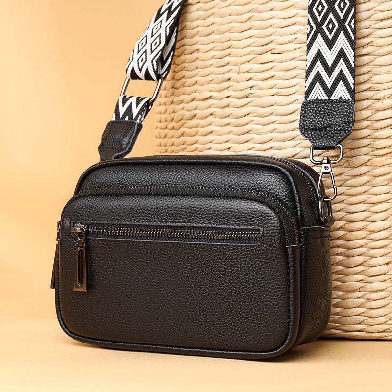 Fashionable Women's Leather Shoulder Crossbody Bag