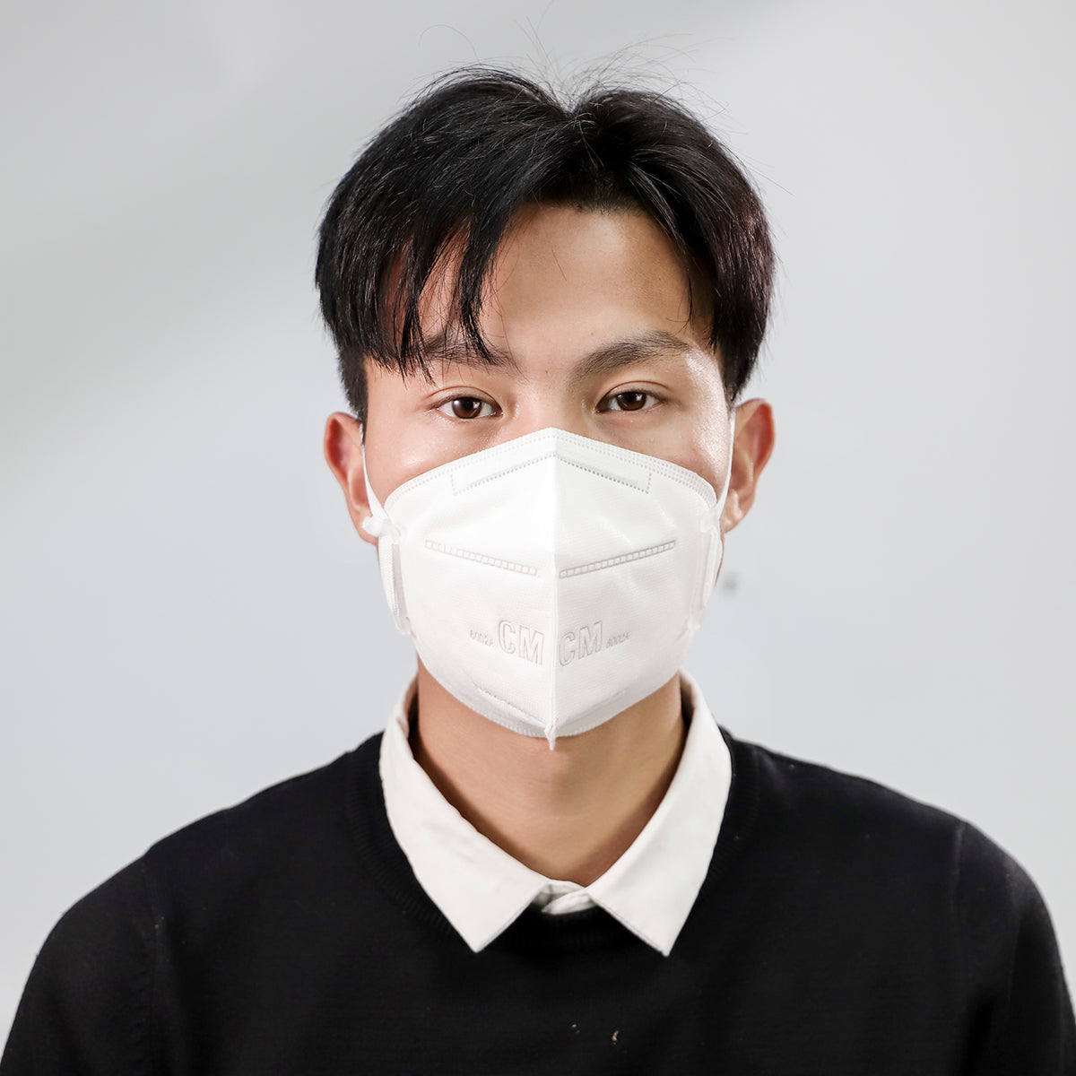 6002A-1 White Mask Without Breathing Valve