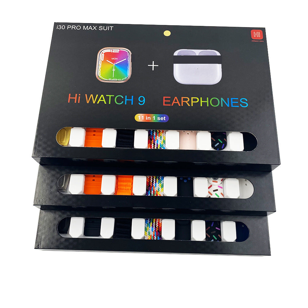 i30 Pro Max Smart Bluetooth Watch 7+4 Set