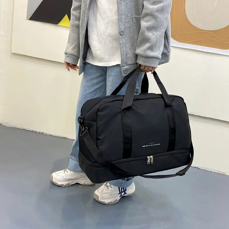 Travel Duffle Bag for Women and Men - Sports Tote
