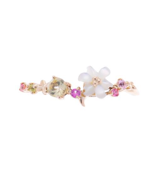 Japanese Luxury 925 Silver Rose Gold Shell Ring