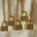 Trendy Layered Stainless Steel Cross Heart Lock Necklace