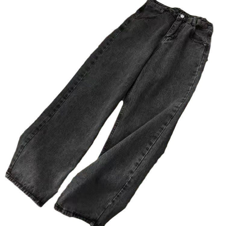 High-Waisted Loose Fit Wide-Leg Jeans for Women