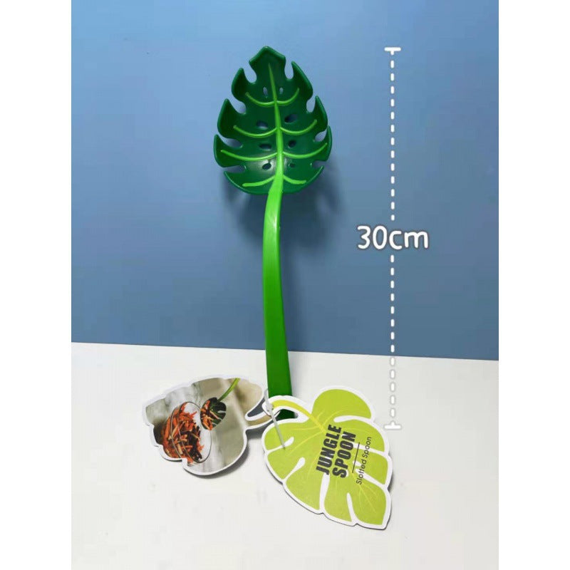 Creative Leaf Strainer Spoon for Kitchen Cooking