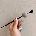 Japanese Style Round Ball Hairpin for Modern Updo