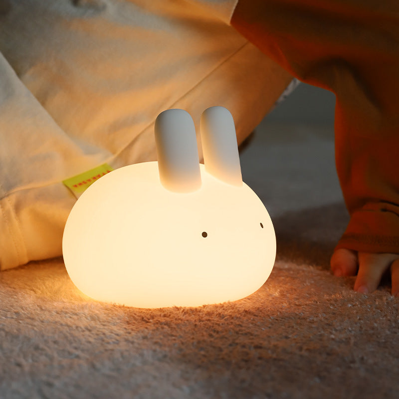 Cute Rabbit Silicone Night Light for Bedroom (Rabbit Year)