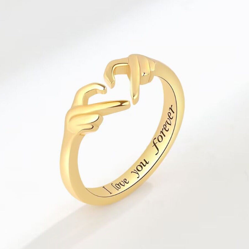 Fashion Love You Forever Open Couple Ring - Trending Accessory