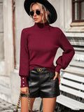 2023 Women's Solid Color Knit Sweater with Beads