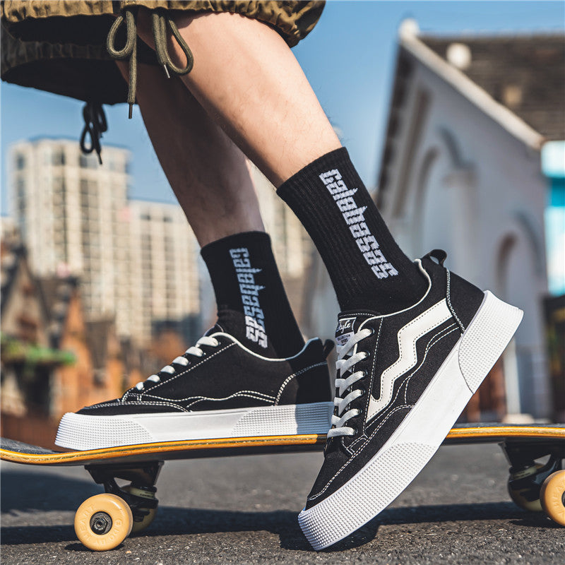 2023 Summer New Thick-Soled Men's Canvas Sneakers