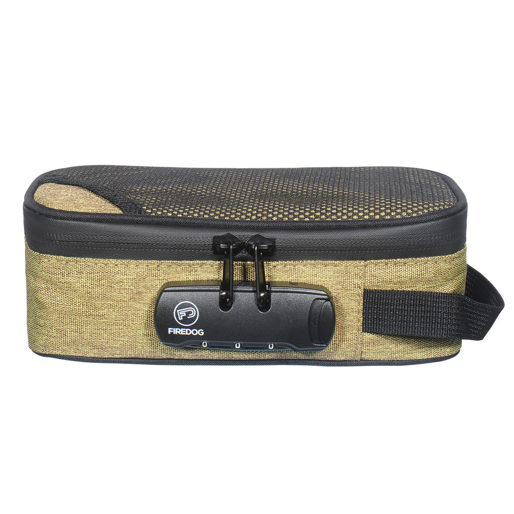 "Large Capacity Odor-Proof Travel Pipe Bag with Lock"