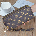 Stylish Women's Long Zipper Wallet with Floral Design