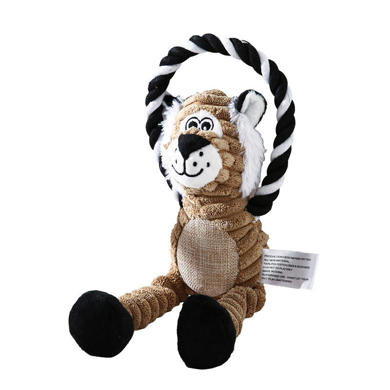 Amazon Plush Pet Toys - Monkey, Lion, Elephant Interactive