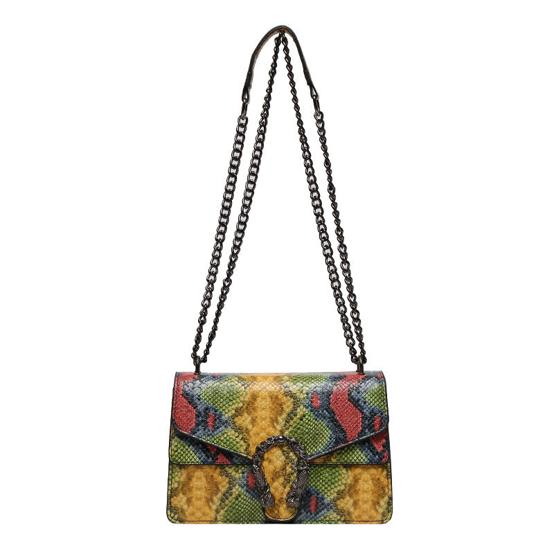 2023 New Fashion Women's Crocodile Pattern Shoulder Bag