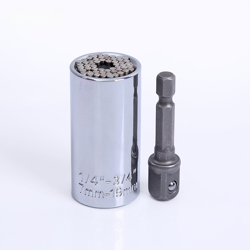3-Piece Multi-Function Ratchet Socket Set 7-19 mm