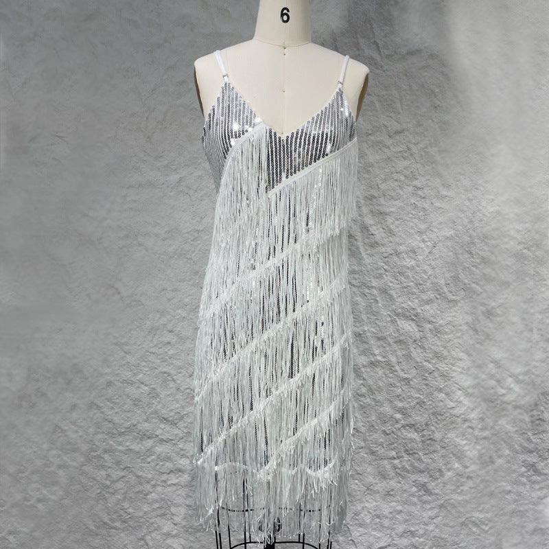 1920s Sequin Dress for Weddings and Parties (Model 8005)