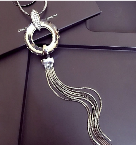 Long Necklace, Sweater Necklace, Accessory Necklace
