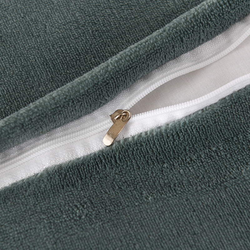 Thick Milk Velvet Quilted Mattress Protector Cover
