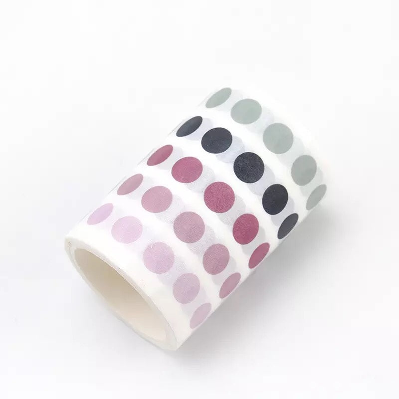 Round Dot Markers, Dot Tape, Polka Dot Planner Stickers