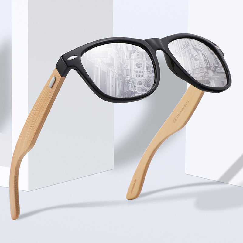 Men's Retro Bamboo Sunglasses & Women's UV Protection