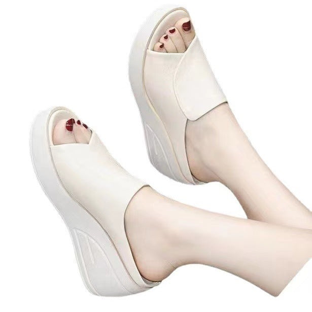 Women’s Thick-Soled Waterproof Wedge Sandals 2023