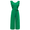 2023 Summer Women's Ruffled Sleeveless Jumpsuit