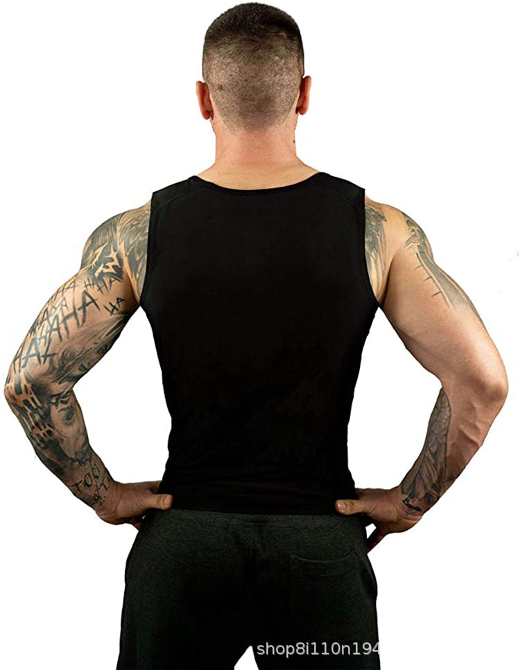 Men's Sweat Vest for Body Shaping and Fitness