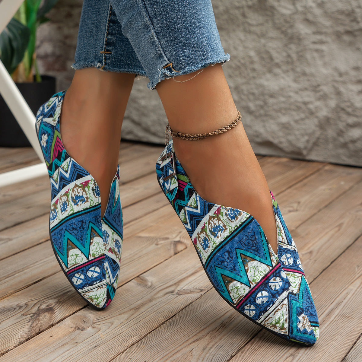 2023 Bohemian Style Women's Casual Flat Shoes