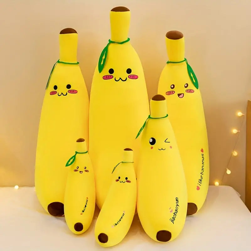 1pc Soft Banana Throw Pillow for Home Decor Accent