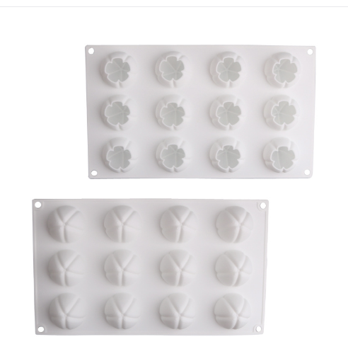 12-Cavity Tulip Silicone Cake Mousse Mold for Baking