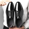Men's Black Casual Leather Shoes - 2023 Spring/Fall Style