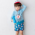 Boys' Long Sleeve Sunsuit for Swimming (Age 5)