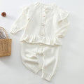 Infant Girls Knitted Solid Color Jumpsuit (One-Piece)